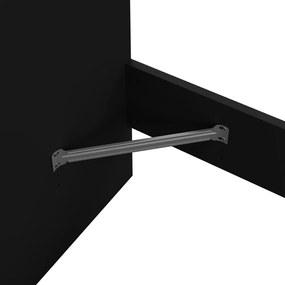 Čierna jednolôžková posteľ 90x190 cm Naia – Tvilum