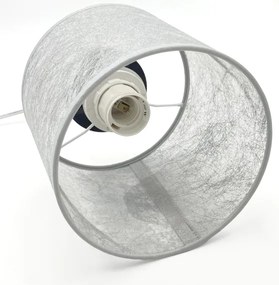 Luster na lanku ROSA 1xE27/60W/230V čierna/šedá