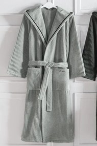 Soft Cotton Unisex župan STRIPE s kapucňou