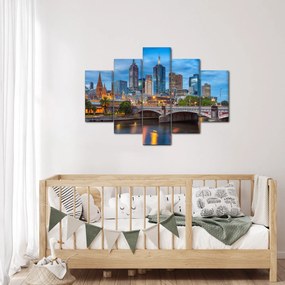 Obraz mesta Melbourne (150x105 cm)