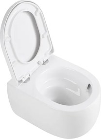 BPS-koupelny Závesná WC misa so SoftClose sedadlom HYD-6838, biela