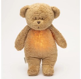 Moonie - Uspávadlo s melódiou a svetlom medvedík 2.0 organic cappuccino