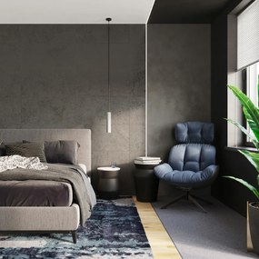 Závesné svietidlo Luvo, 3x betónové tienidlo