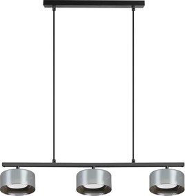 BRILAGI - LED RGB stmievateľný luster AURA LUX 3xGX53/14W/230V Wi-Fi Tuya čierna/dymová