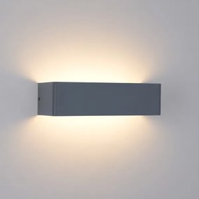 Brilagi - LED vonkajšie nástenné svietidlo DONNANI LED/12W/230V 30 cm antracitové IP44