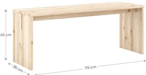 Lavica v prírodnej farbe Join-In – Karup Design