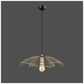 Závesné svietidlo v zlatej farbe Squid Lighting Root, výška 111 cm