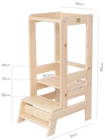 Moderná učiaca veža MeowBaby® Natural