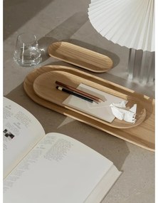 Biela/v striebornej farbe stolová lampa so stmievačom s textilným tienidlom (výška 36 cm) Taite – Blomus