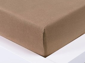 XPOSE® Jersey plachta - hnedá 90x200 cm