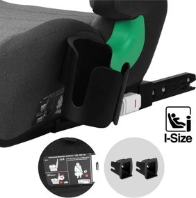 Detský podsedák do auta Cabby 35 sivý