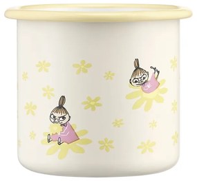 Hrnček Moomin Flowers 0,37l, smalt / žltý