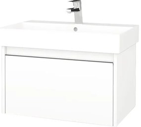 Kúpeľňová skrinka s umývadlom Dřevojas Bono 66x39 cm biela umývadlo Glance 277505