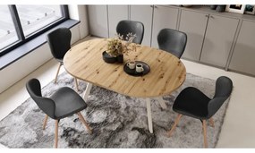 Jedálenský stôl ARTUR dub artisan/béžová