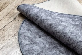 Koberec kruh SOLID sivý 90 BETON
