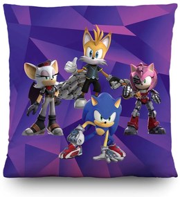 Detský vankúš Sonic, 40 x 40 cm