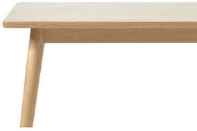 Rozkladací jedálenský stôl s doskou v dubovom dekore v prírodnej farbe 150x90 cm Barrali – Unique Furniture