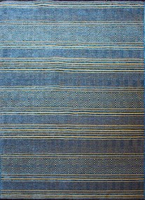 BE Koberec Saran G001  BLUE – modrý obdĺžnikový Rozmer: 60x100 cm