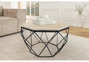 Konferenčný stôl Diamond 45205 Ø70cm Travertine  - Komfort-nábytok