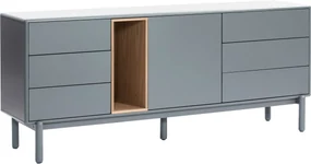 Teulat Corvo komoda do obývačky - Sivá - 180 cm