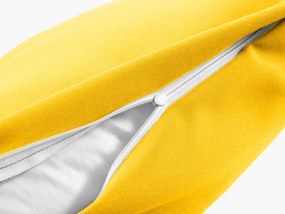 Biante Dekoračná obliečka na vankúš Rongo RG-029 Sýto žltá 40 x 40 cm