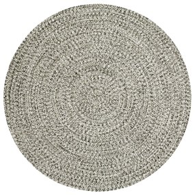 Hanse Home, Kusový koberec Braided 105552 Melange kruh – na von aj na doma, 200x200 (priemer) kruh, béžová, chodba / predsieň