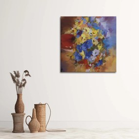 Gario Obraz na plátne Farebné kvety na lúke Rozmery: 30 x 30 cm