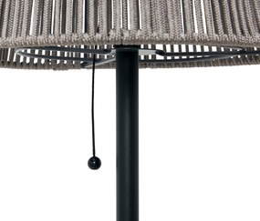 Akumulátorová solárna stojaca lampa, textilná páska