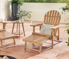 Adirondack dvojité relaxačné kreslo s vyťahovacou opierkou nôh