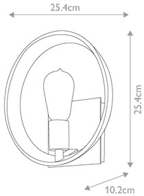 Quoizel - Nástenné svietidlo THEATER ROW 1xE27/60W/230V