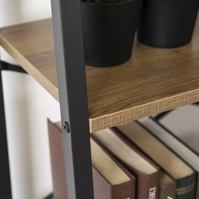 Regál Gia 64 cm ořech/černý