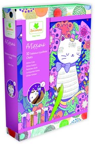 Artissimo - trblietkové pieskovanie - Mačičky