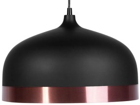 Závesná lampa čierno-medená PARINA Beliani