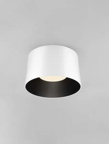 LED bielo-čierne moderné stropné svietidlo Atil 50