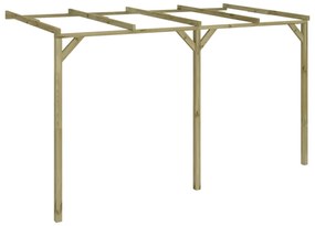 Pergola k stene domu 2x4x2,2 m, drevo 41710