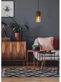 Lucide 74410/01/62 - Luster na lanku ZINO 1xE27/60W/230V hnedá