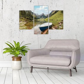 Obraz - Seealpsee, jazero Švajčiarska (90x60 cm)