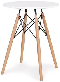 Jedálenský stôl 60 cm biely