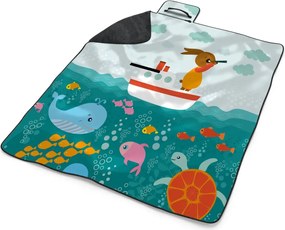 Sablio Plážová deka Morský svet: 200x140 cm