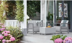 Svetlosivé plastové záhradné kreslá v súprave 2 ks Scandi Linea – Keter