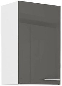 Kuchynská skrinka Lara 45g-72 1f Mdf sedá lesk