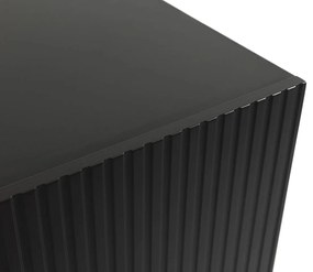 TV stolík s elektrickým krbom HAER - antracitový
