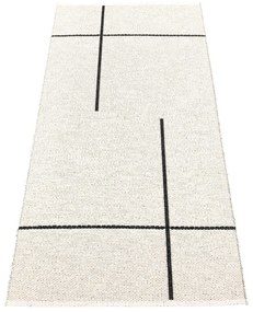 Čierny vnútorný a vonkajší behúň 70x180 cm Fred Black – Pappelina