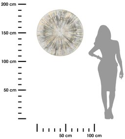 Drevená dekorácia na stenu Izzie (fi) 80 cm