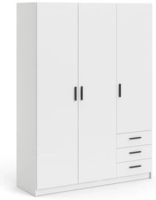 Biela šatníková skriňa 147x200 cm Sprint – Tvilum