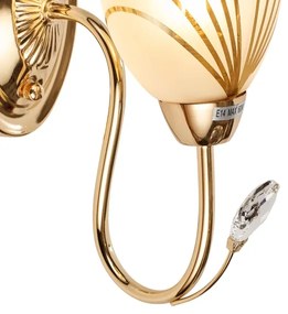 Brilagi - Nástenná lampa MEGAPOLIS 1xE14/60W/230V zlatá