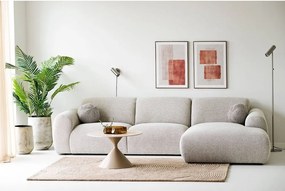 Stojacia lampa v striebornej farbe (výška 150 cm) Paris – House Nordic