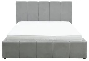 Čalúnená posteľ ASTORIA sivá 160x200 cm
