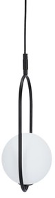 Candellux Čierny závesný luster Cordel pre žiarovku G9 31-10148