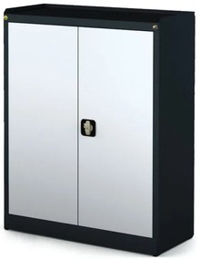 Alfa 3 Antistatická policová ESD skriňa 2-dverová, 2 police, 1170 x 920 x 500 mm
